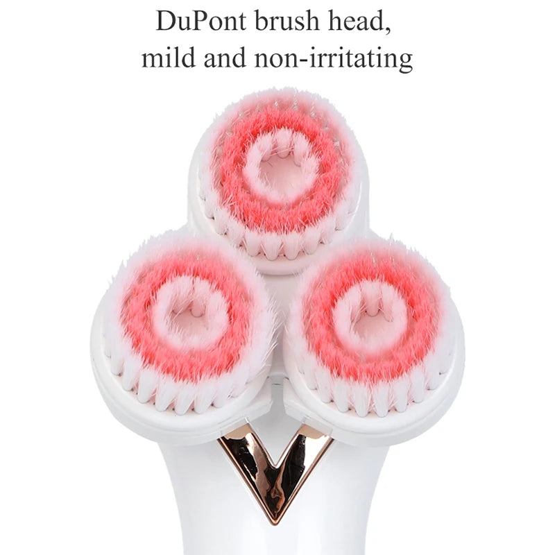 NEW Nu Face Sonic Cleansing Brush Rotating Cleansing Brush Galvanic Facial Spa System